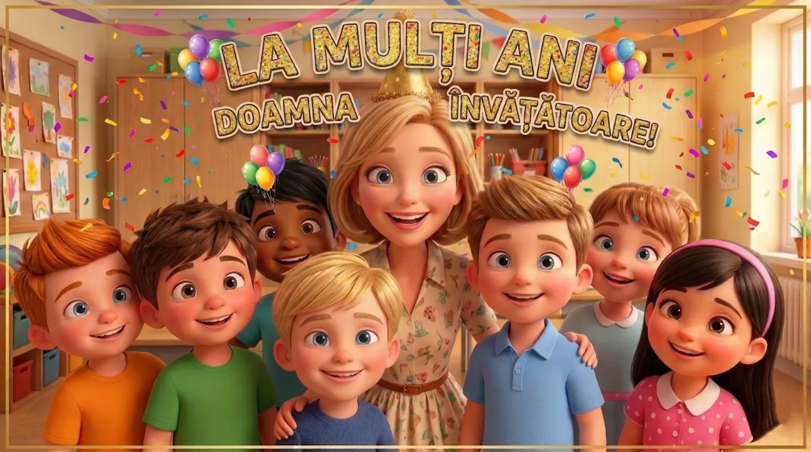 La Mulți Ani, Doamna Învățătoare!